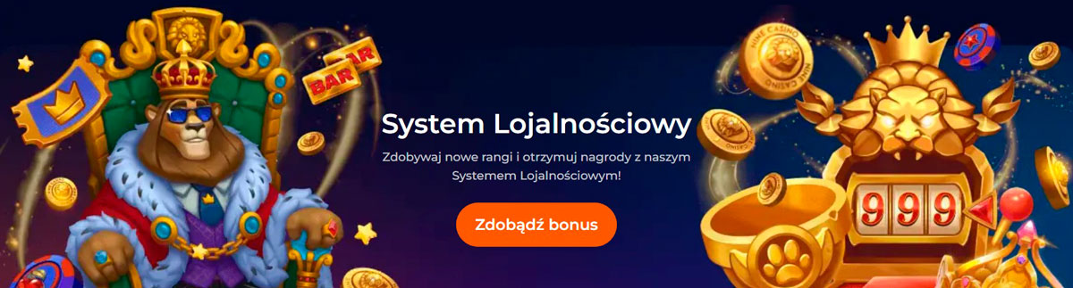 Program lojalnościowy Nine Casino